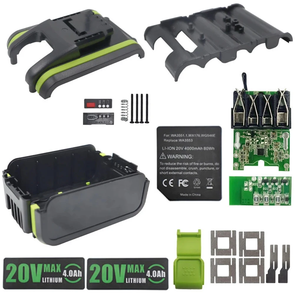 

WA3550 Li-ion Battery Case PCB Charging Protection Circuit Board Battery Tool
