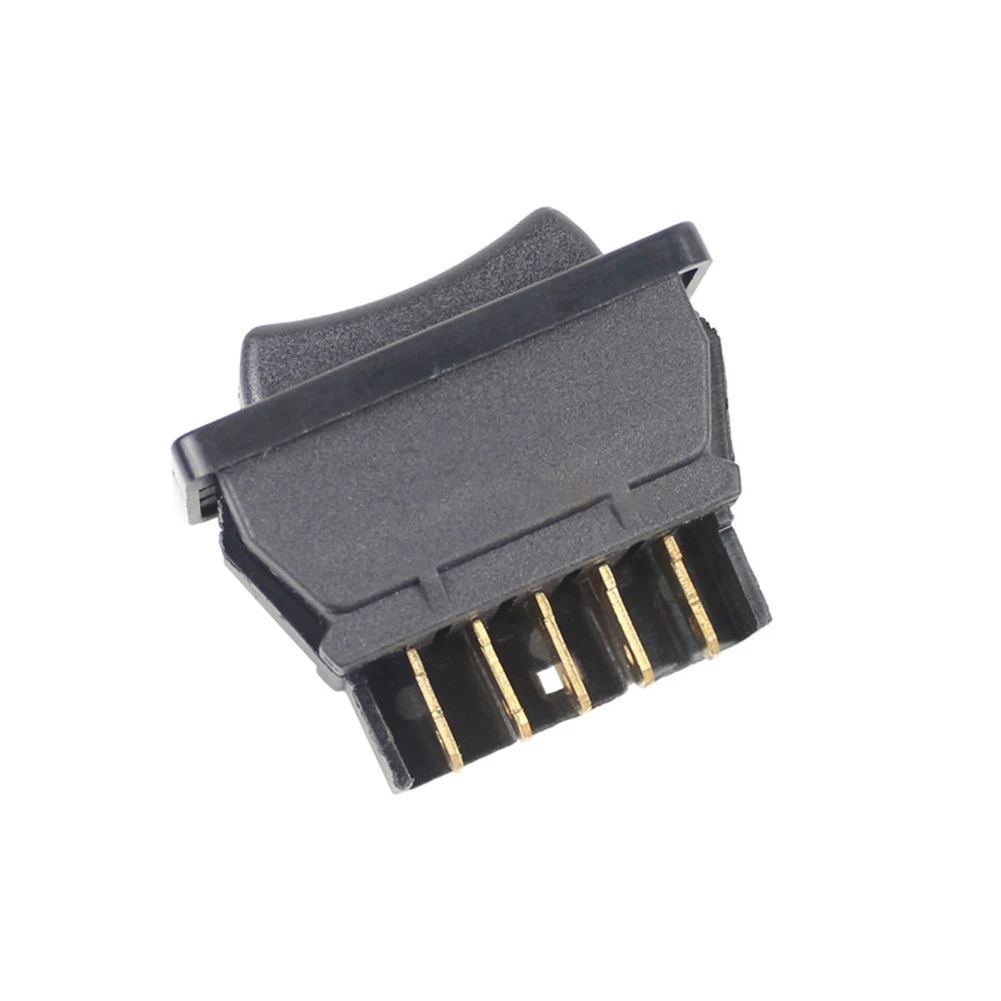 

2X Universal Auto Power Switchs 12V 2 Way Momwntary Electric Aerial Up Down Rocker Switchs 5 Pins Blue Light High Quality