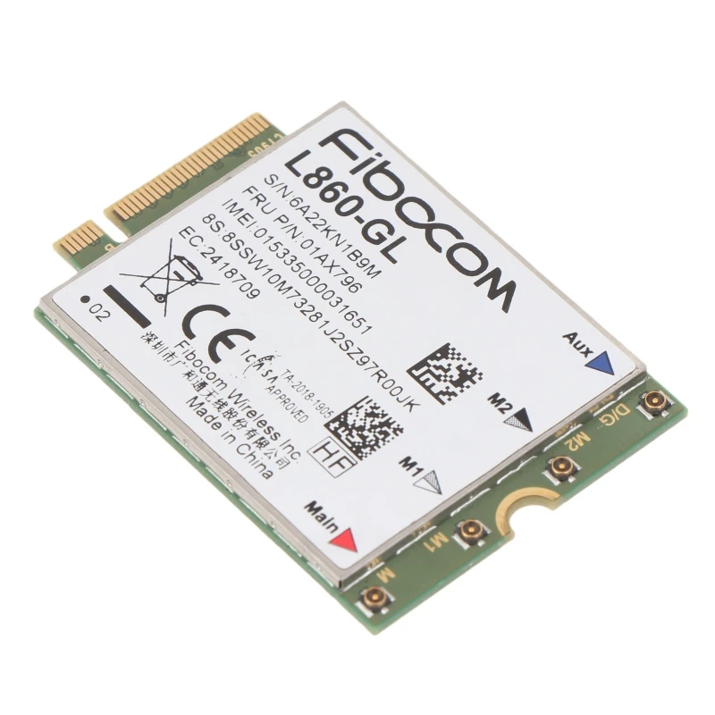 4G Module Fibocom L860-GL WWAN Card for IBM LenovoThinkPad X1 Carbon 7th Gen,P43
