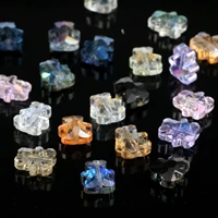 butterfly heart bear shape faceted upscale ab austra crystal glass loose crafts beads for jewelry making diy earring accessories