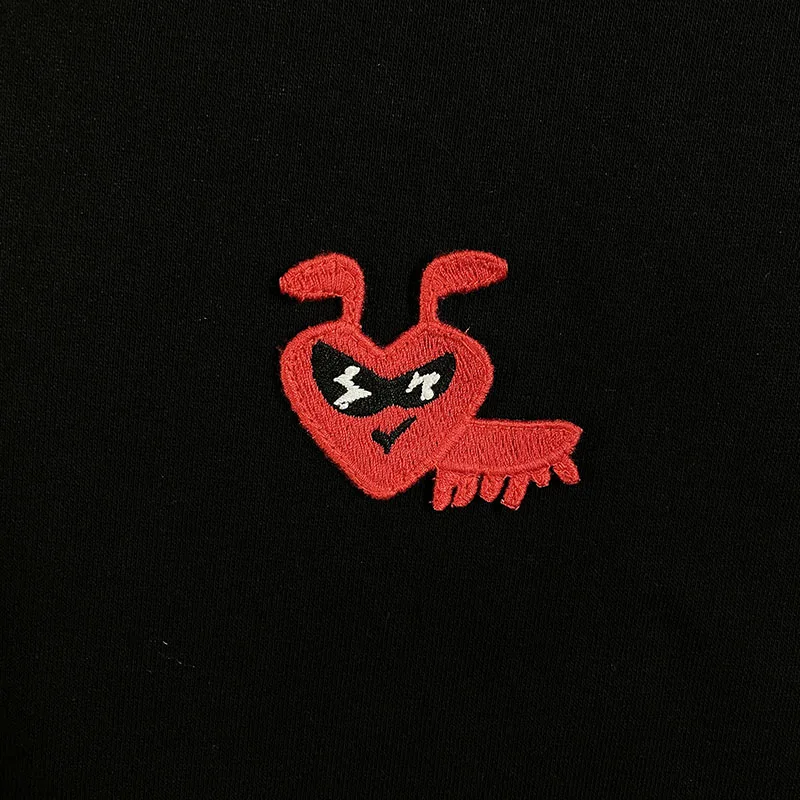 Женская толстовка на молнии Break Egg хлопковая с мультяшной вышивкой муравьи