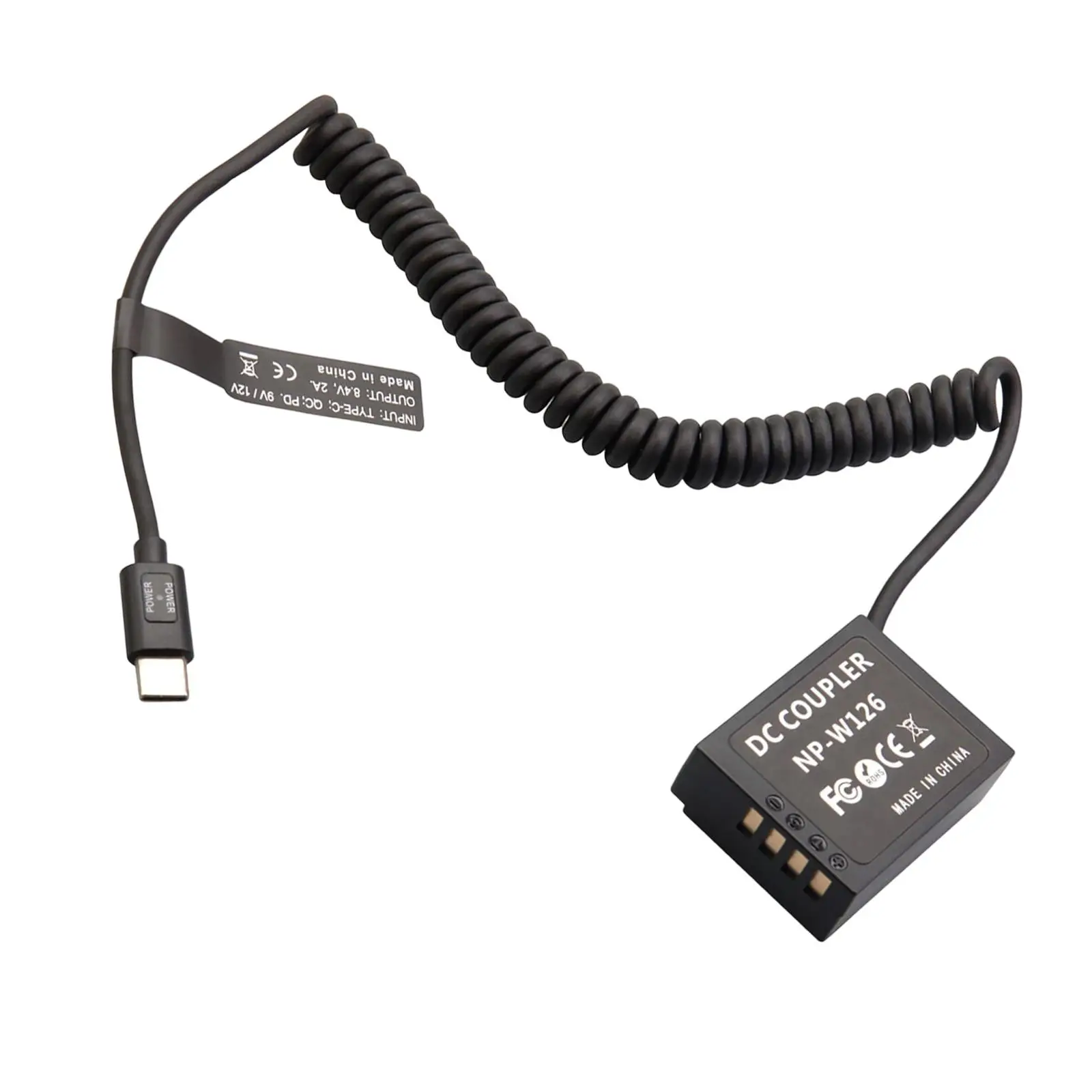 

Адаптер для фиктивного аккумулятора пружинный кабель USB C к E8 DR E8, замена для EOS Rebel T3i T2i Kiss x4 700D 650D 600D 550D