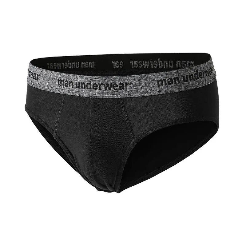 

Cotton Briefs Mens Comfortable Underpants Underwear S-XL Mens Breathable Mid-Rise Panties Solid 3A Grade Antibacterial Lingerie