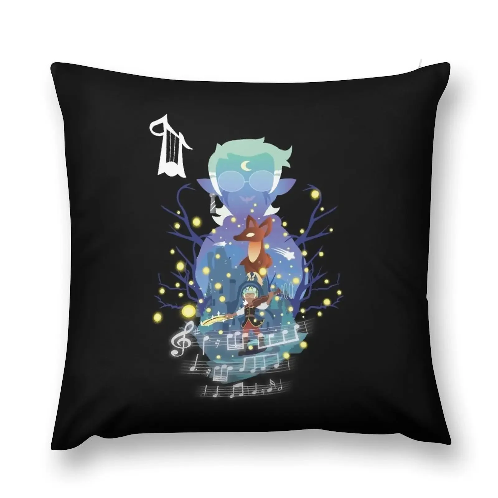 Raine Whispers волшебство Predifer ведьма luz noceda amiity blight bard coven Xo Wellness - Throw Pillow