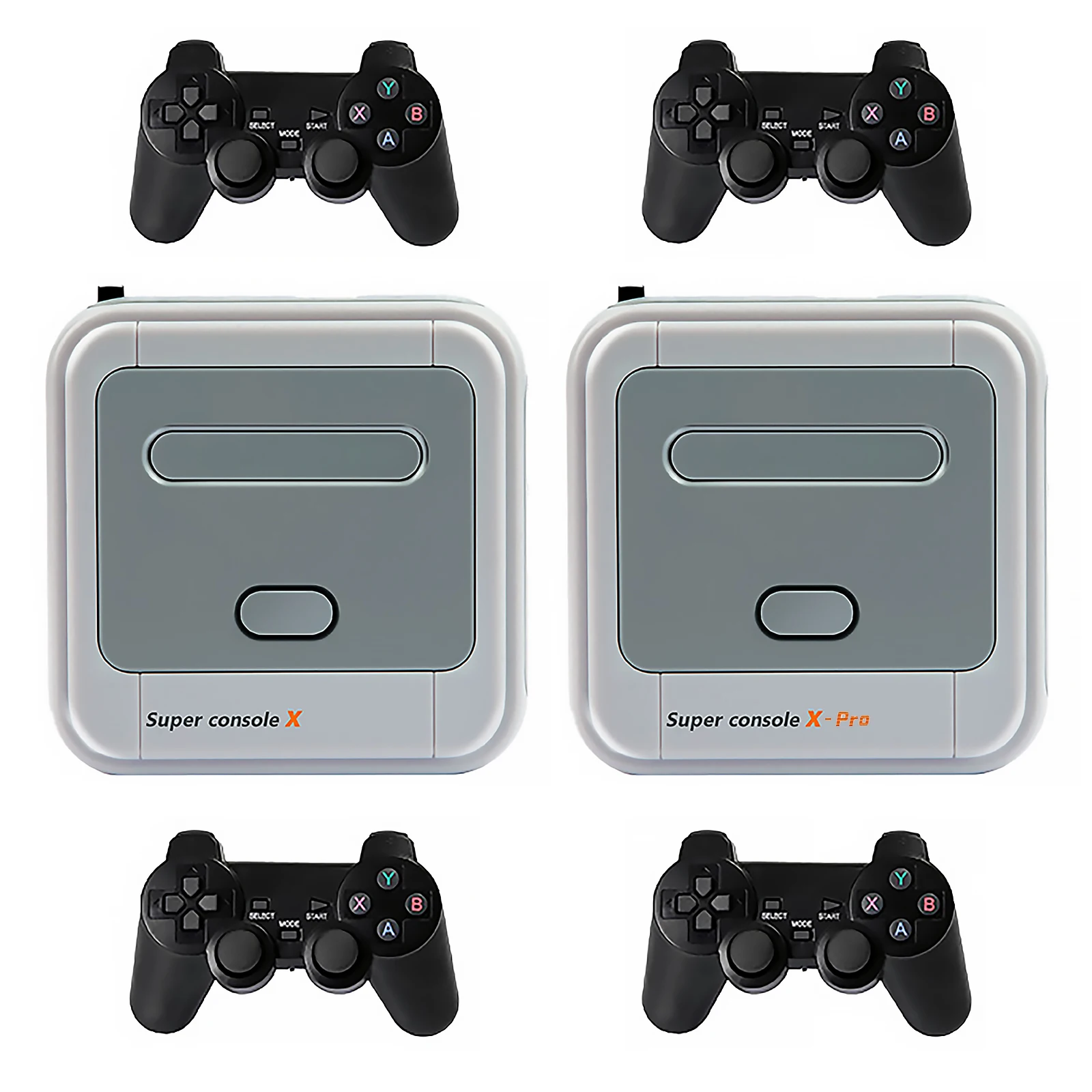 

Игровая консоль, видеоплеер для супер консоли с 2 геймпадами