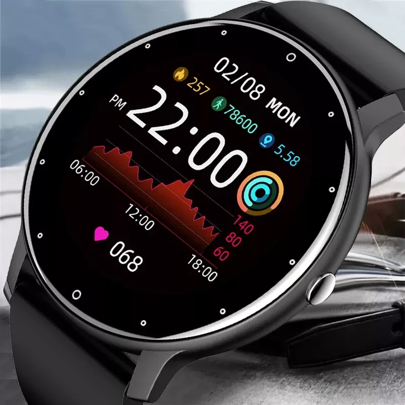 

2022 New NFC Smart Watch Men 1.69 inch Full Touch Waterproof Fitness Tracker Bluetooth Call For Android ios Smartwatch Women Box