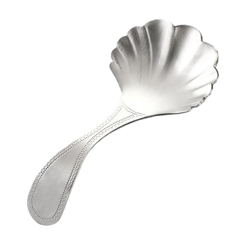 

Tea Scoop Spoon Coffee Spoons Measuring Stainless Metal Scoops Ice Steel Loose Leaf Cream Dessert Candytasting Servingsoup Set