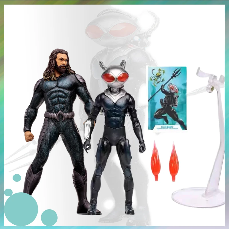 

Mcfarlane Anime Toys Aquaman & Black Manta (Aquaman And The Lost Kingdom) Model Statues Anime Action Figure Toys Kids Gifts