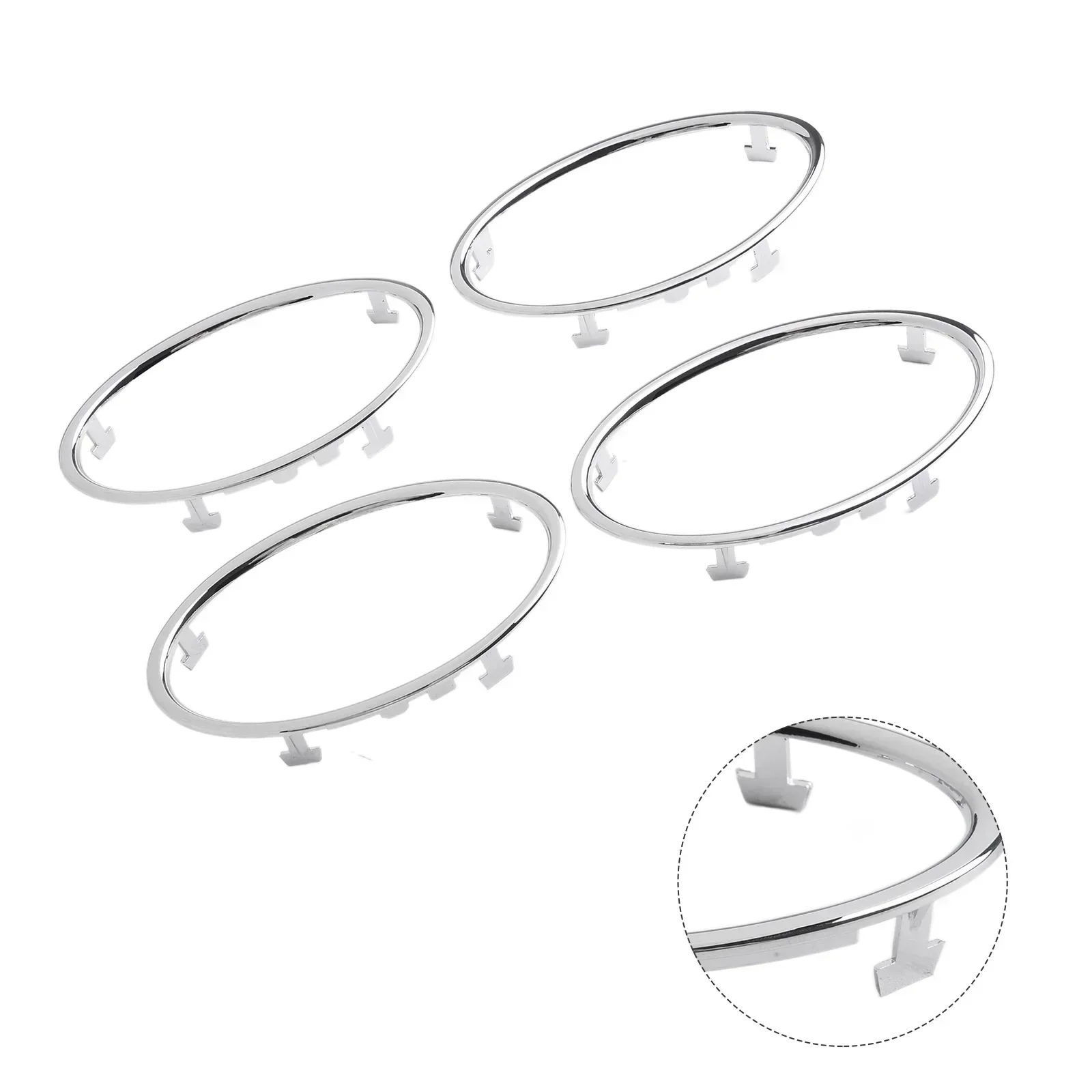 Практичная отделка кондиционера 4 шт./компл. шт./упак. серебристый гальванический