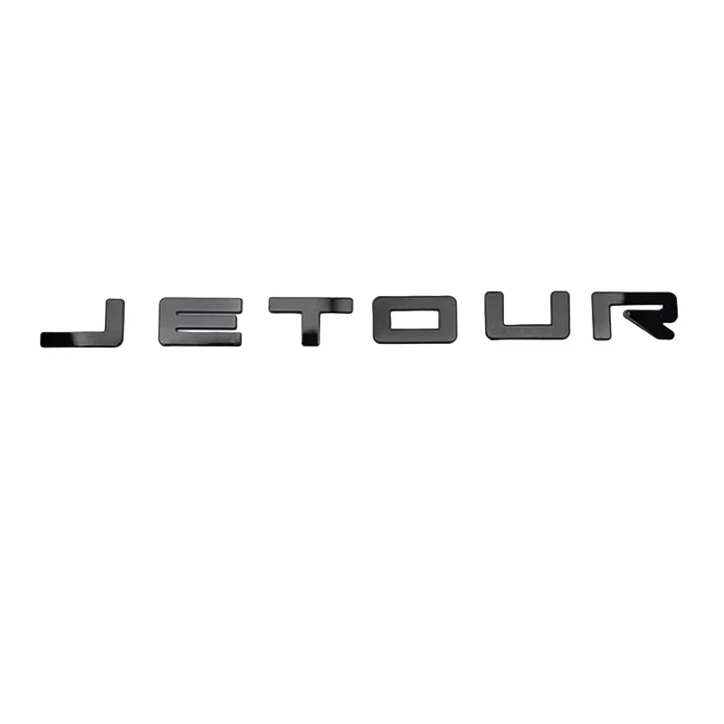 

Подходит для JETOUR Traveler T2 2023-2025, автомобильный ABS, ярко-черная решетка, наклейка с надписью, авто, детали для внешнего декора