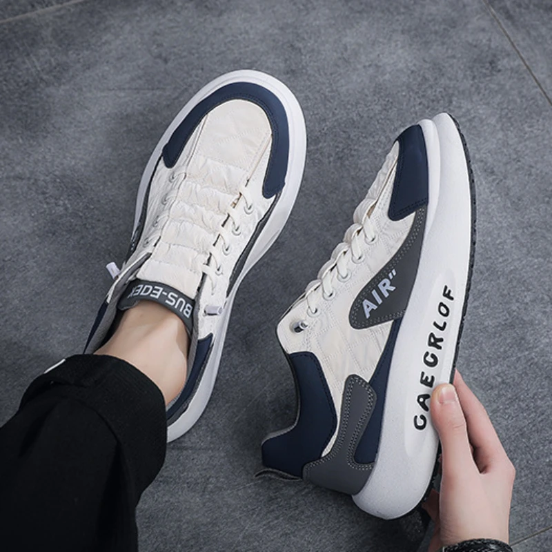 Мужские кроссовки высокого качества новинка 2024 удобная повседневная обувь на