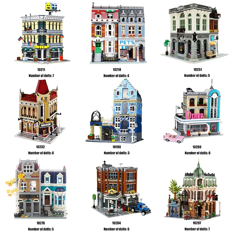 Совместимый 10182 10251 10224 10197 10211 10232 10190 10185 10218 10243 10246 10255 10270 10312 Дисплей строительного