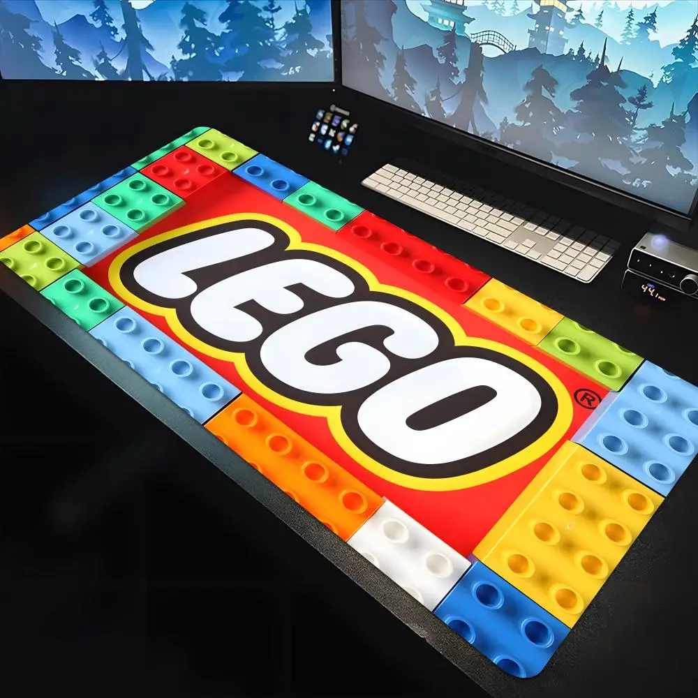Фото L_LEGOS Game Mouse Pad large keyboard mouse desk pad non-slip rubber gaming mouse pad laptop carpet 800x400mm 600x300 №5
