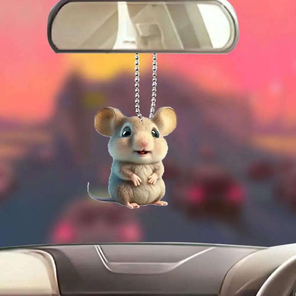 Настенная подвеска очаровательный автомобильный кулон в форме мыши для зеркала