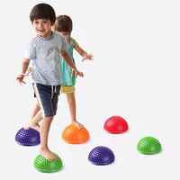 16cm half sphere yoga balls inflatable pvc massage fitness ball balance trainer thicken children balancing pad gym pilates sport