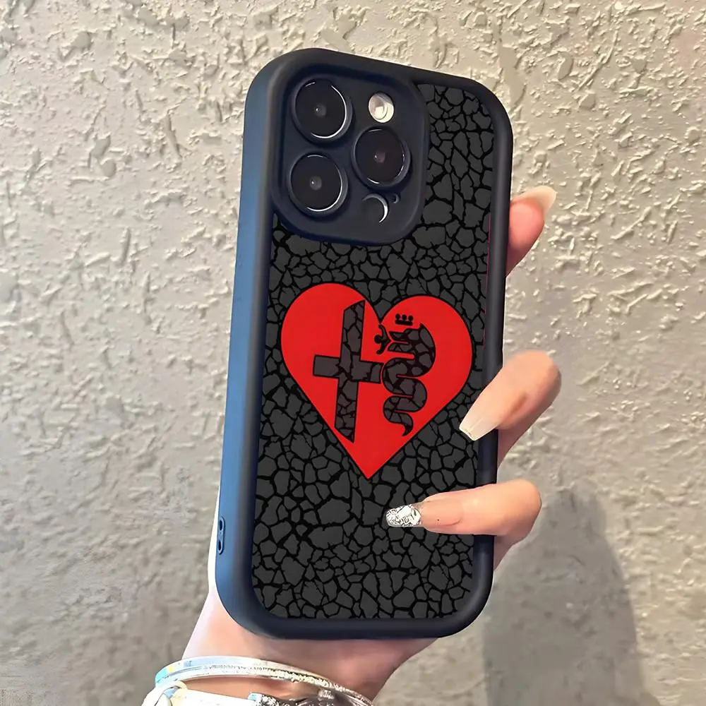 Фото Чехол A-AlfaES R-Romeo-S для iPhone 17 Pro Max, 16, 15, 14 Pro Max, iPhone 13 Pro Max, 11 Plus, силиконовый чехол №3