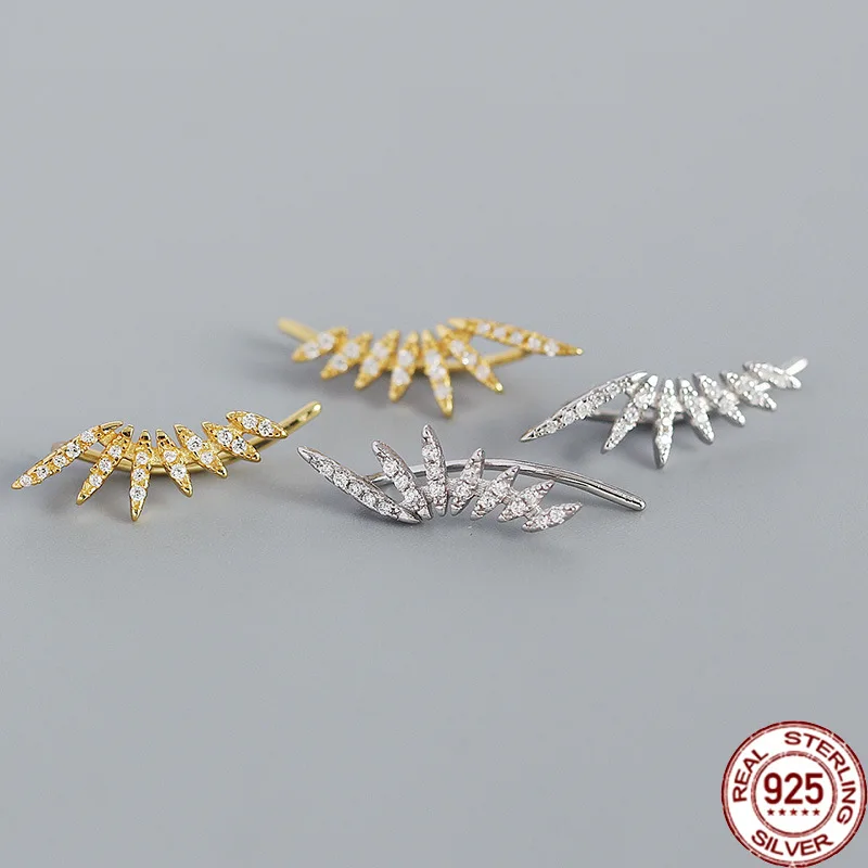 

Модные ювелирные украшения для девочек, E0432, легкие Роскошные серьги из серебра 925 пробы, инкрустированные микро цирконием, дизайнерские сер...