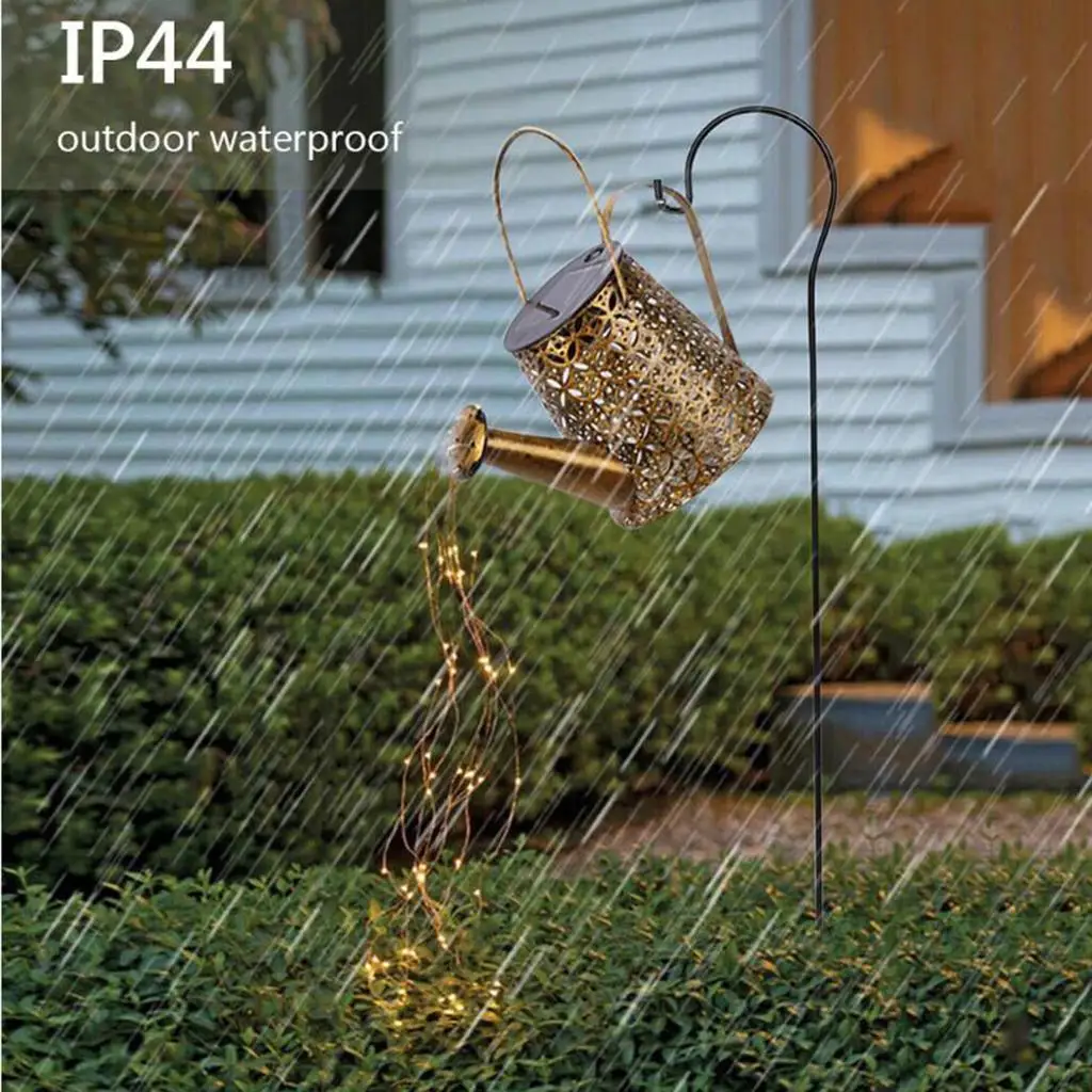 

1 Piece Solar Watering Can Light Watering Solar Kettle Light Ground Garden Light Lamp Yard Garden Decors