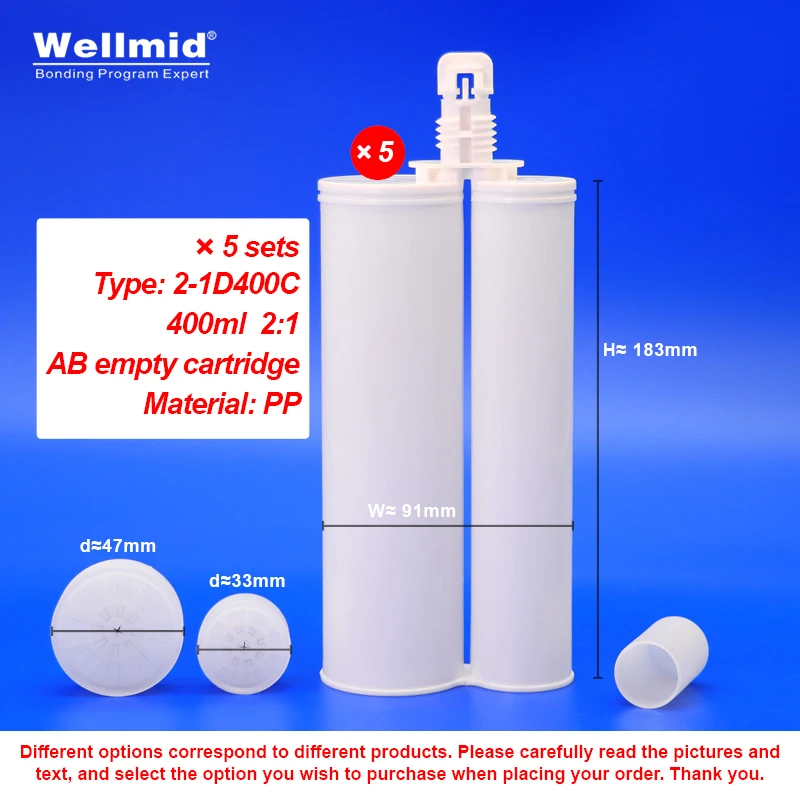 

400 мл 2:1 AB мощный дозирующий пистолет для клея 2K портативный двойной трубчатый дозатор для смешивания 3 м картридж с арадедитом клейкий металлический пистолет для скручивания