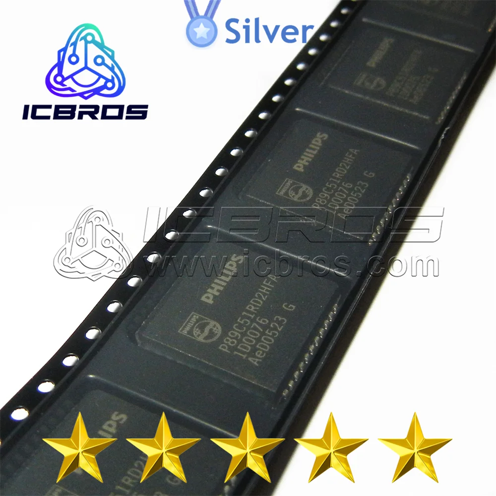 Электронные компоненты P89C51RD2HFA PLCC44 P89C51UBAA P89C58BA новые оригинальные P89C662HBA P89C668HBA