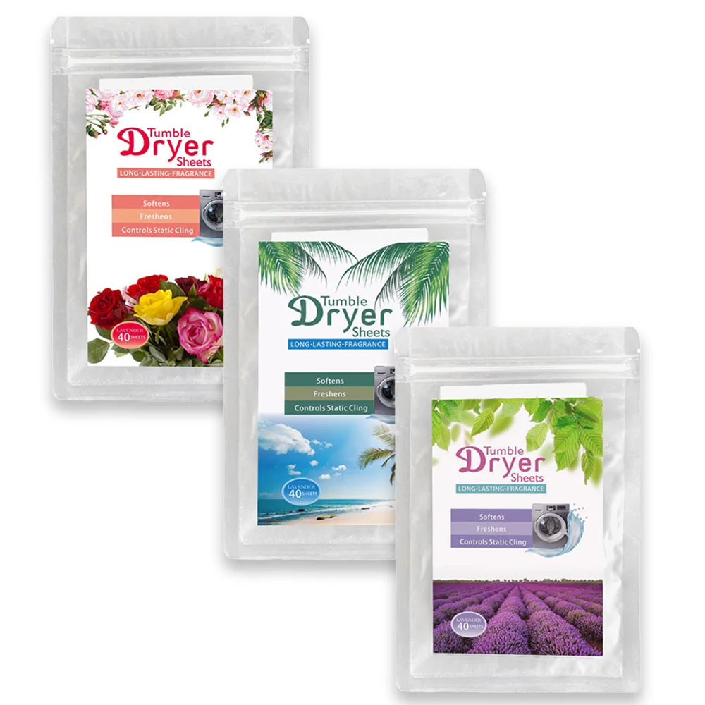 Антистатические салфетки для сушки одежды AVADEN 40 шт.