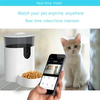 automatic wifi video remote control of dog feeder 47l capacity intelligent timing automatic pet feeder