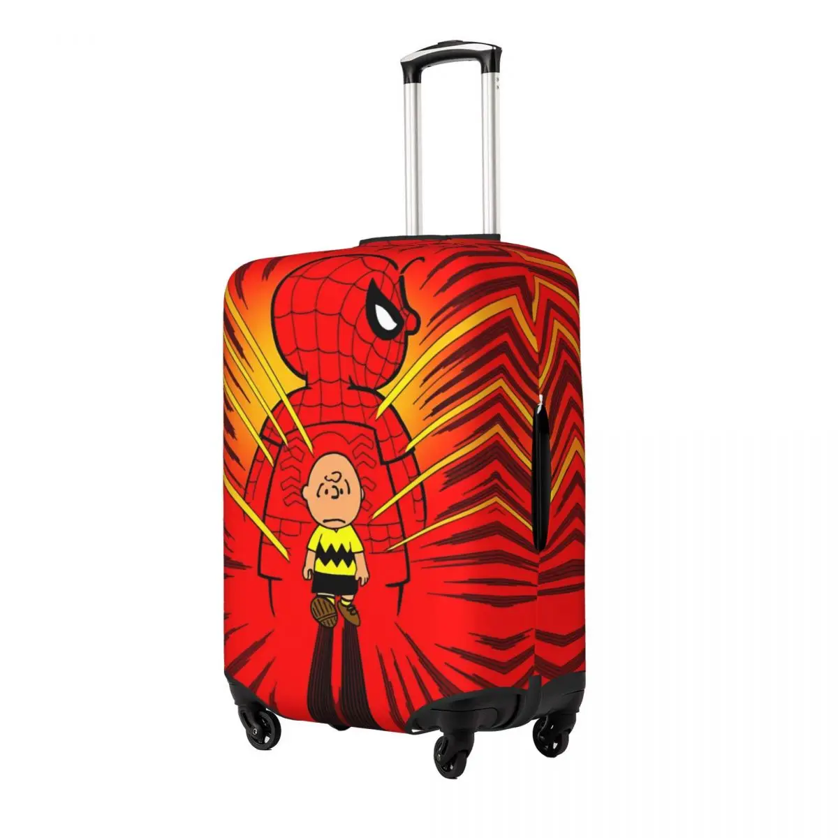 Чехол для чемодана Snoopy с Человеком-Пауком деловая защита чемодан багажа Flight Strectch