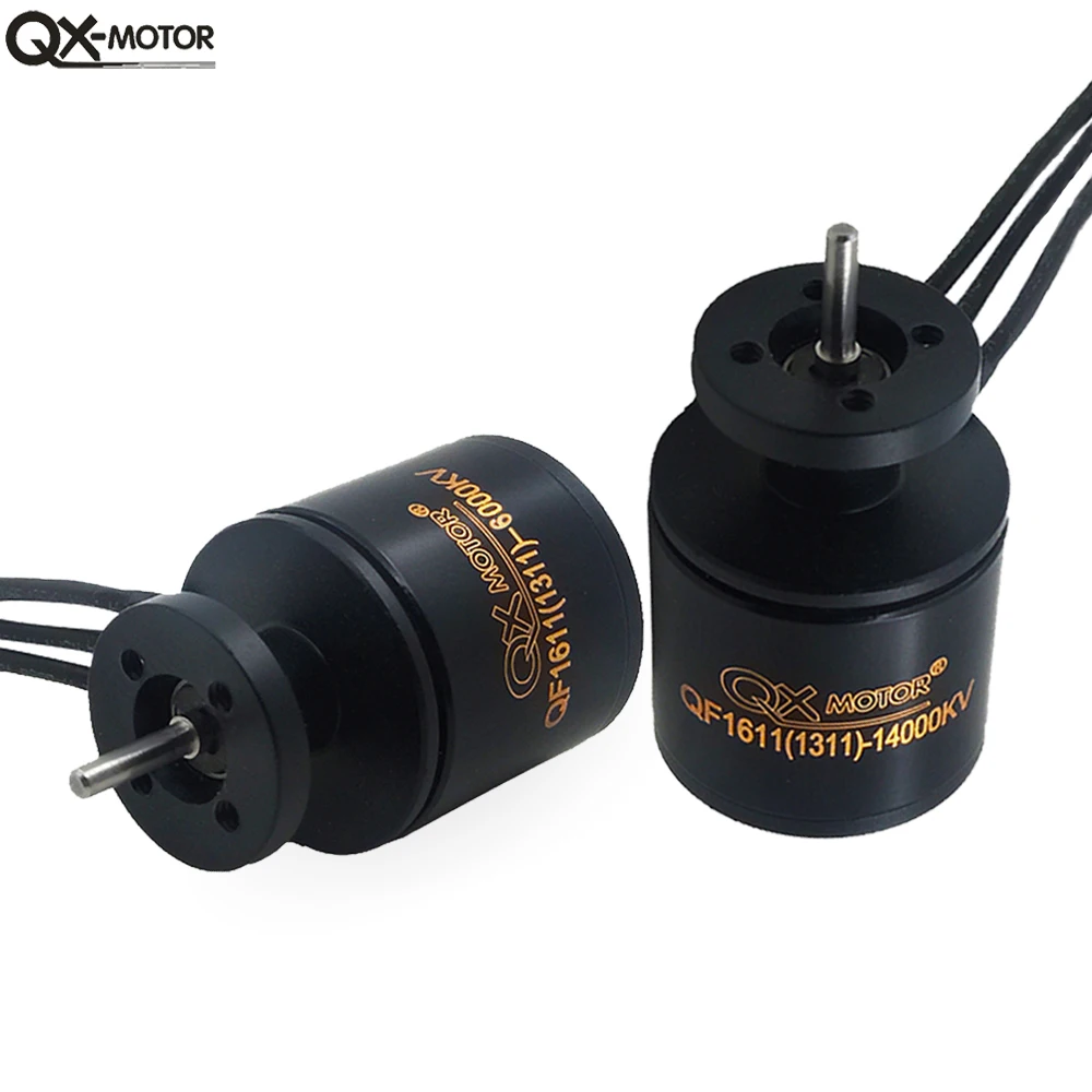 QX-MOTOR 30 мм 3S-4S бесщеточный двигатель QF1611 5000KV 6000KV 7000KV 14000KV подходит для 30-мм