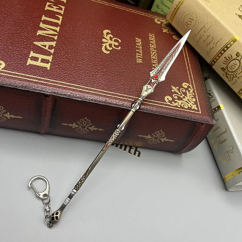 22 см God of War Game Replica Draupnir Spear 1:6 Metal Weapon Model Kratos Collectible Desktop Decorations Accessories Toy Boy Gift Dropshipping