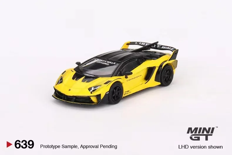 МИНИ GT1:64 # 639 Lamborghini Модели автомобилей из желтого сплава игрушки для мальчиков