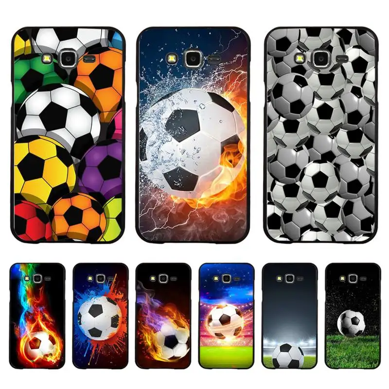 

Football Passion Soccer Ball Phone Case for Samsung J8 J7 Core Dou J6 J4 plus J5 J2 Prime A21 A10s A8 A02 cover