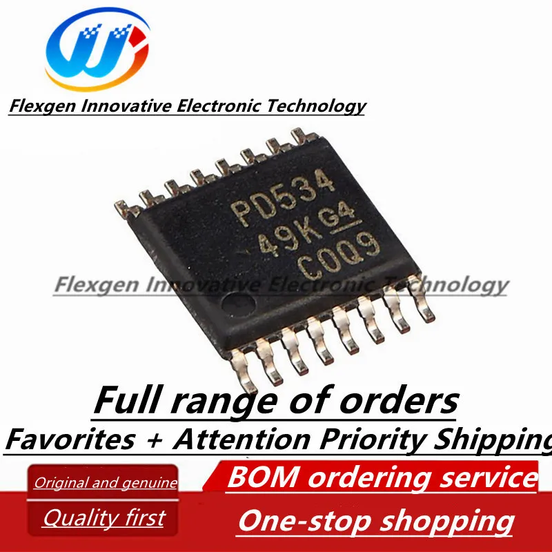 

(5 шт.) PCA9534PWR PCA9534PW экранная печать PD534 расширитель чип IC TSSOP14