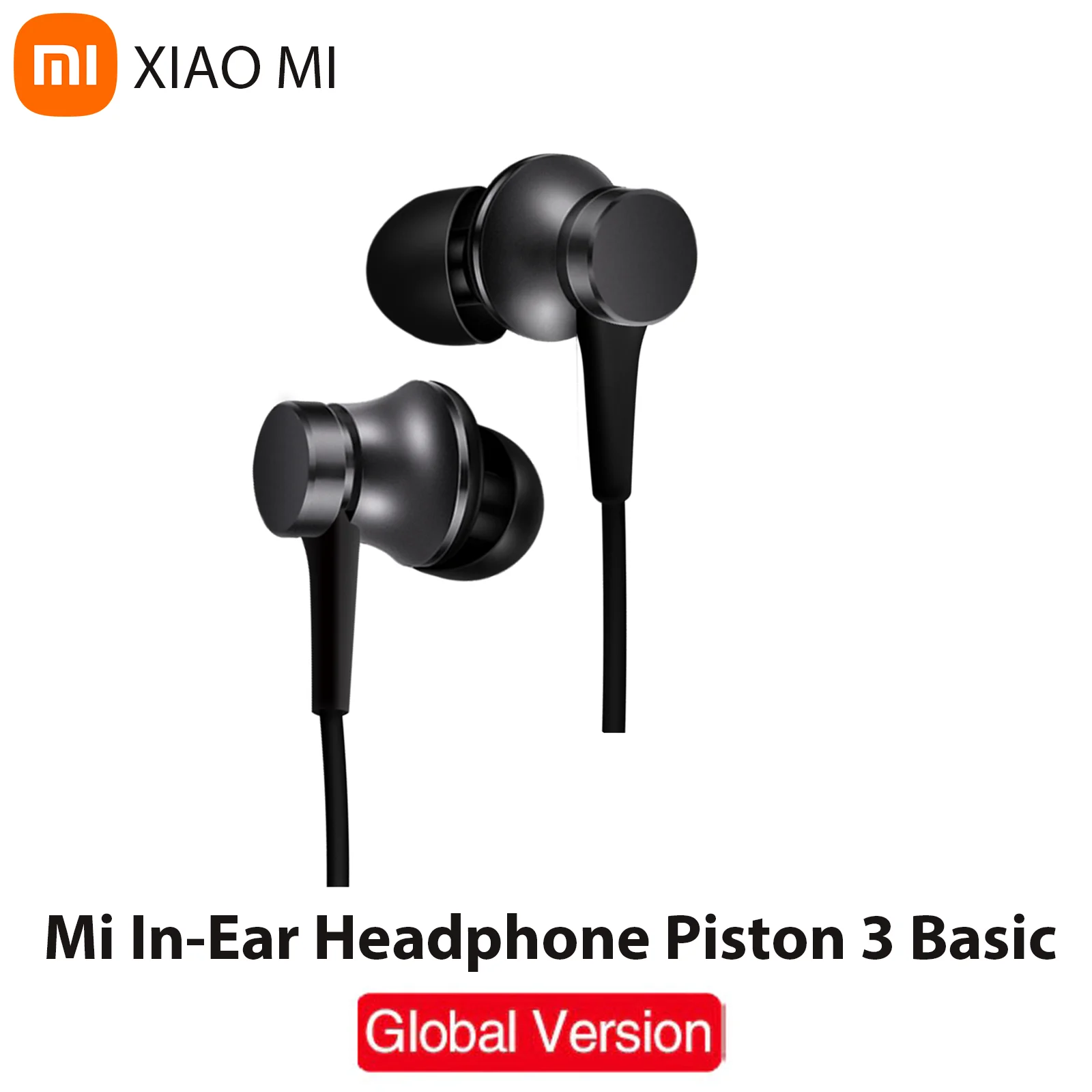 

Original Xiaomi Earphone Mi Piston 3 Earphone Newest Xiaomi Fresh Edition Basic Version Earphone with Mic for Samsung Xiaomi