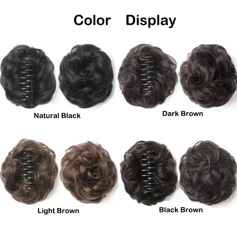 Синтетические Заколки Для Волос Sunslymei Shinyon Вьющиеся Грязный Хвост Наращивание