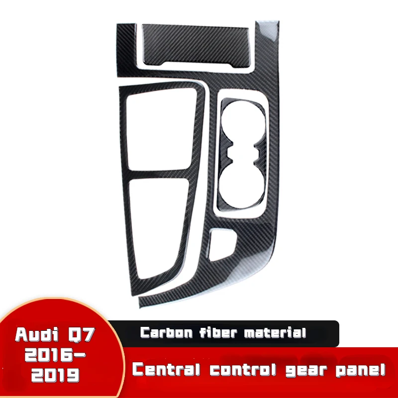 

Authentic carbon fiber car stickers car styling interior used for Audi Q7 2016-2019 accessories, beautiful protection decoration