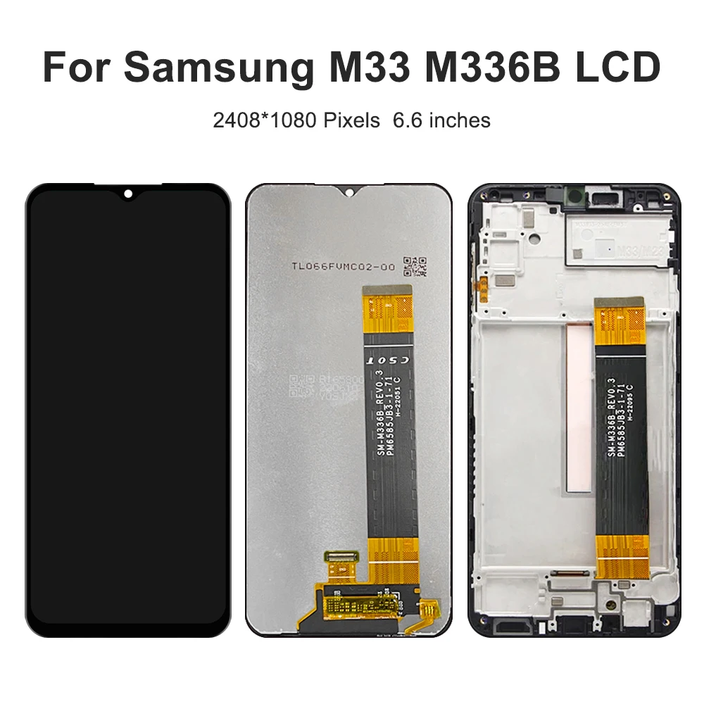 ЖК-дисплей с сенсорным экраном и дигитайзером в сборе для Samsung 6 дюйма M336 M336B M336BU