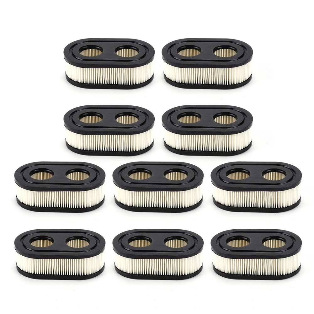 10pcs Lawn Mower Air Filter Replacement for Briggs & Stratton 593260/798339/798452 Lawn Mower Air Filter Cleaning Tools