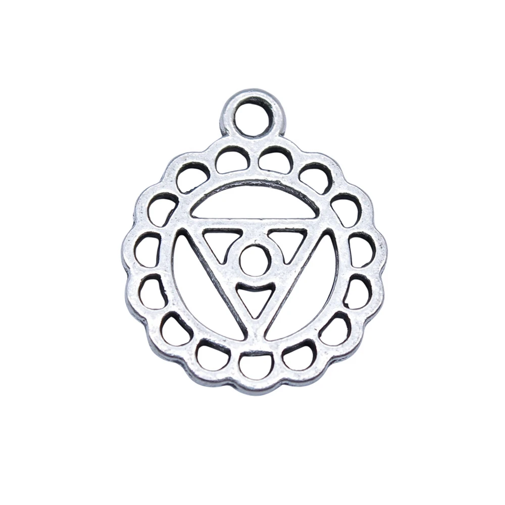 Шармы в виде чакр для изготовления ювелирных изделий мужские аксессуары 35