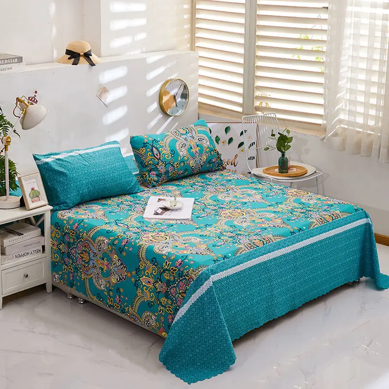 

Sheets single person breathable four seasons universal student dormitory single double 1.8x2 m sheet 1.5 m sheet