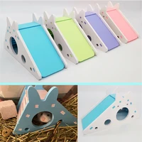 assembled hamster slide toy guinea pig golden bear funny breathable hamster house nest chinchillas wholesale hamster accessories