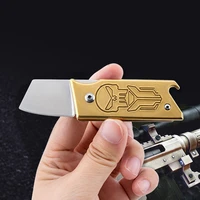 can carry survival edc gadget keychain pendant outdoor folding knife mini folding knife with bottle opener survival knife
