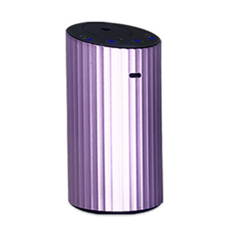 

HOT-Waterless Essential Oil Aroma Diffuser Aluminum Shell Aromatherapy Nebulizer No Water Scent Machine, Purifying Air
