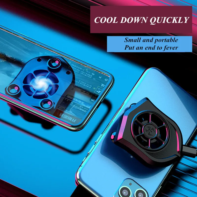 

Portable Universal Mobile Phone Gaming Accessories Radiator P11 for PUBG Cooler Game Cooling Fan for IOS Android Samsung Xiaomi