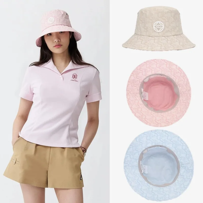 

Новая женская шляпа для гольфа, рыбака, летняя, для спорта на открытом воздухе, дышащий солнцезащитный козырек с принтом.