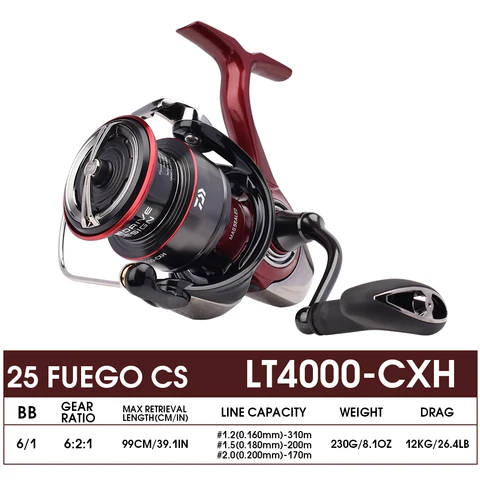 DAIWA FUEGO CS LT 1000-6000 безынерционная катушка для морской рыбалки