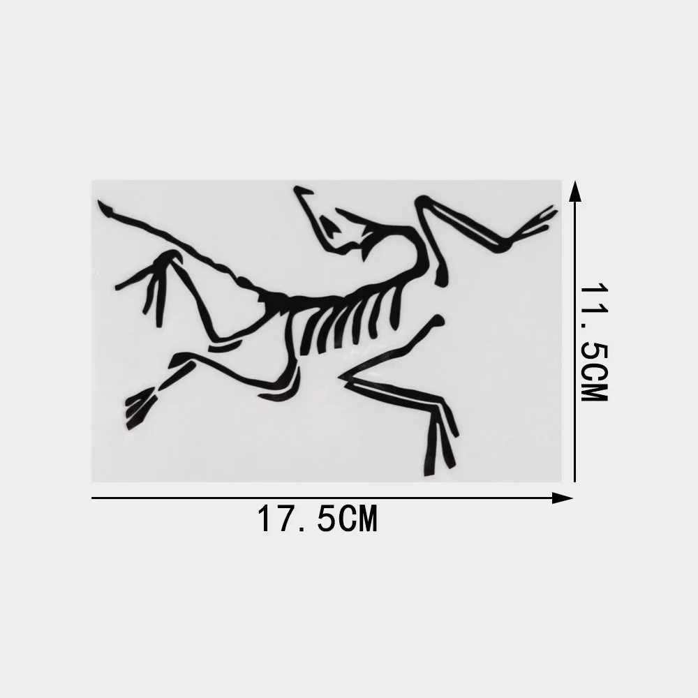 

Новый скелет, динозавр, птица, Виниловая наклейка в форме животного для автомобиля, используется для мотоцикла Бампер Окно decal17,5 см-11,5 см