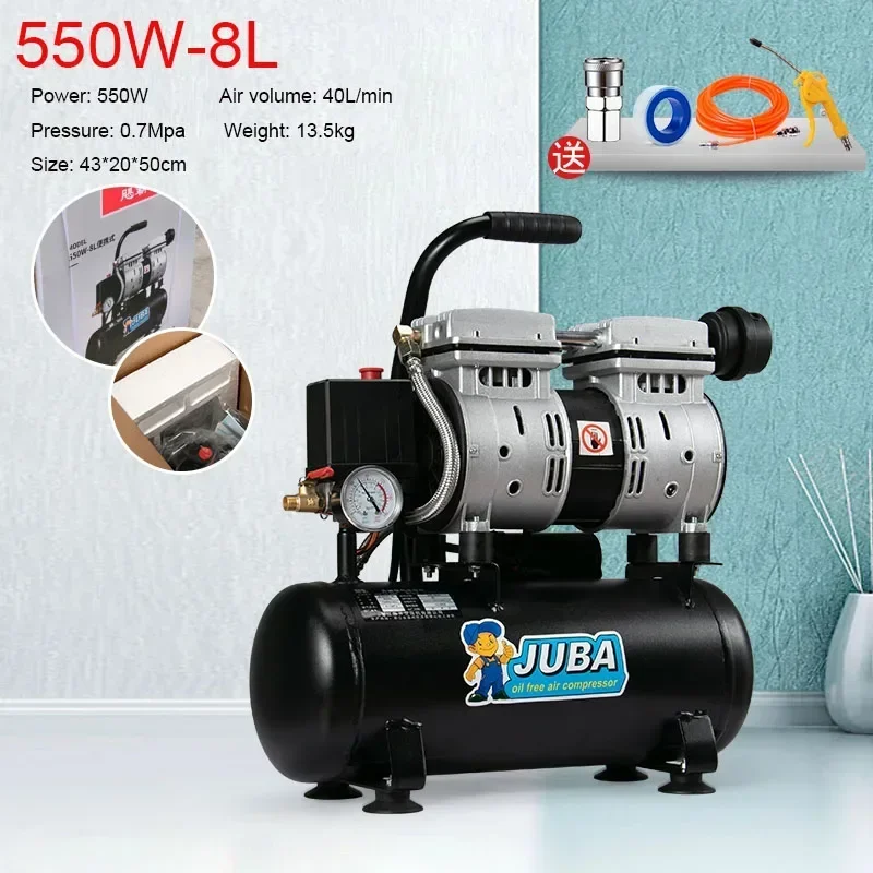 Воздушный насос воздушный компрессор деревообработка 40 л/мин 550 Вт/600 Вт/800 Вт