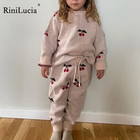 rinilucia kids boys girls sweaters clothes baby warm sweater coats children embrodiery casual pants tops wool pullovers clothing