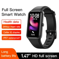 smart watch 1 47 hd ecg ppg waterproof sport smart bracelet smartwach women for blood pressure blood oxygen heart rate watch men
