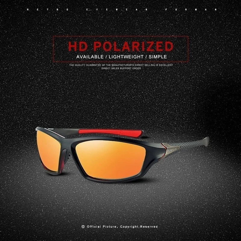 

New Sunglasses for Men Polarized Outdoor Cycling Glasses Fashionable Windshield Goggles Driving Sunglasses